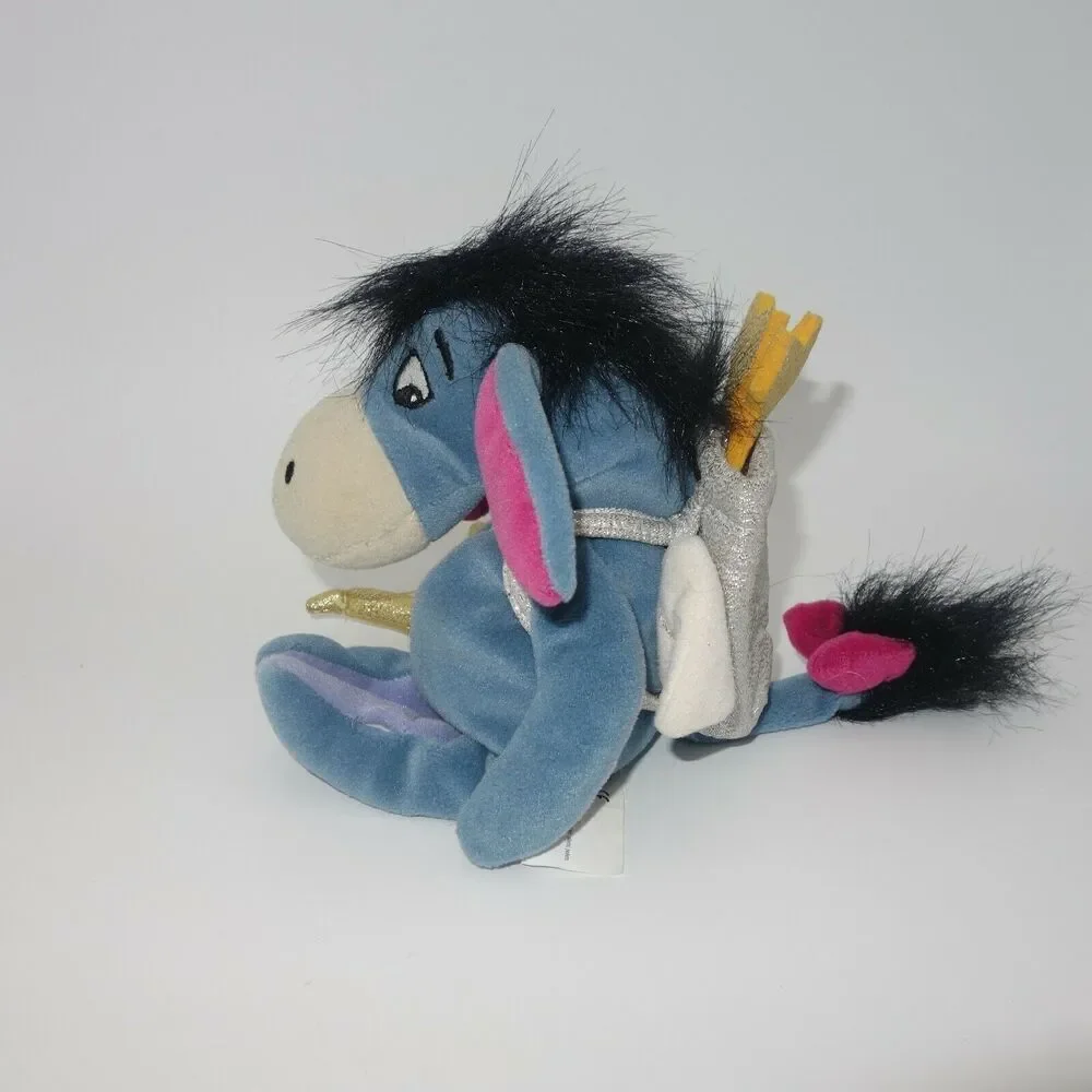 Disney Store Exclusive Eeyore Cupid Mini Bean Bag 9